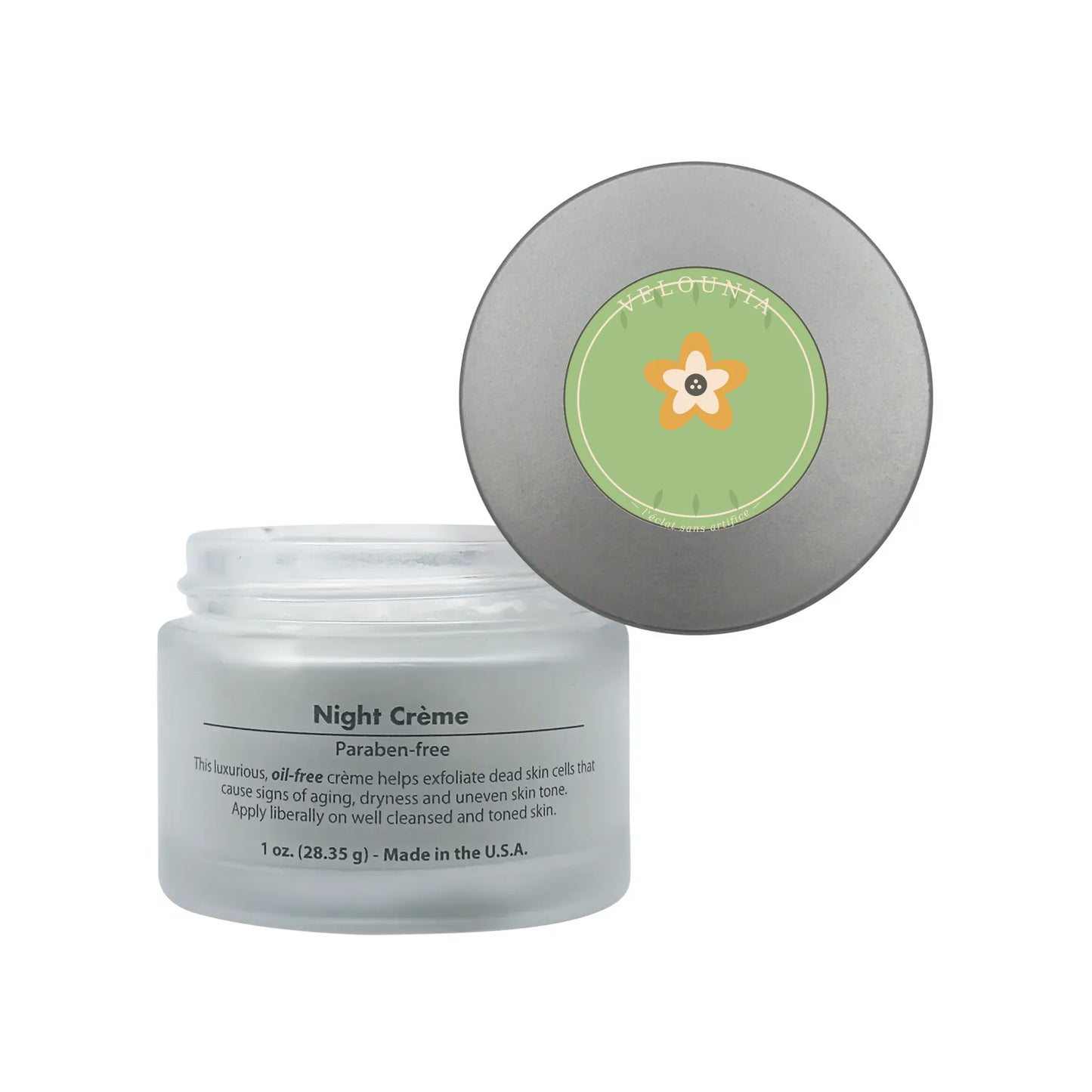 Crème de Nuit Renouvelante Velounia - pot