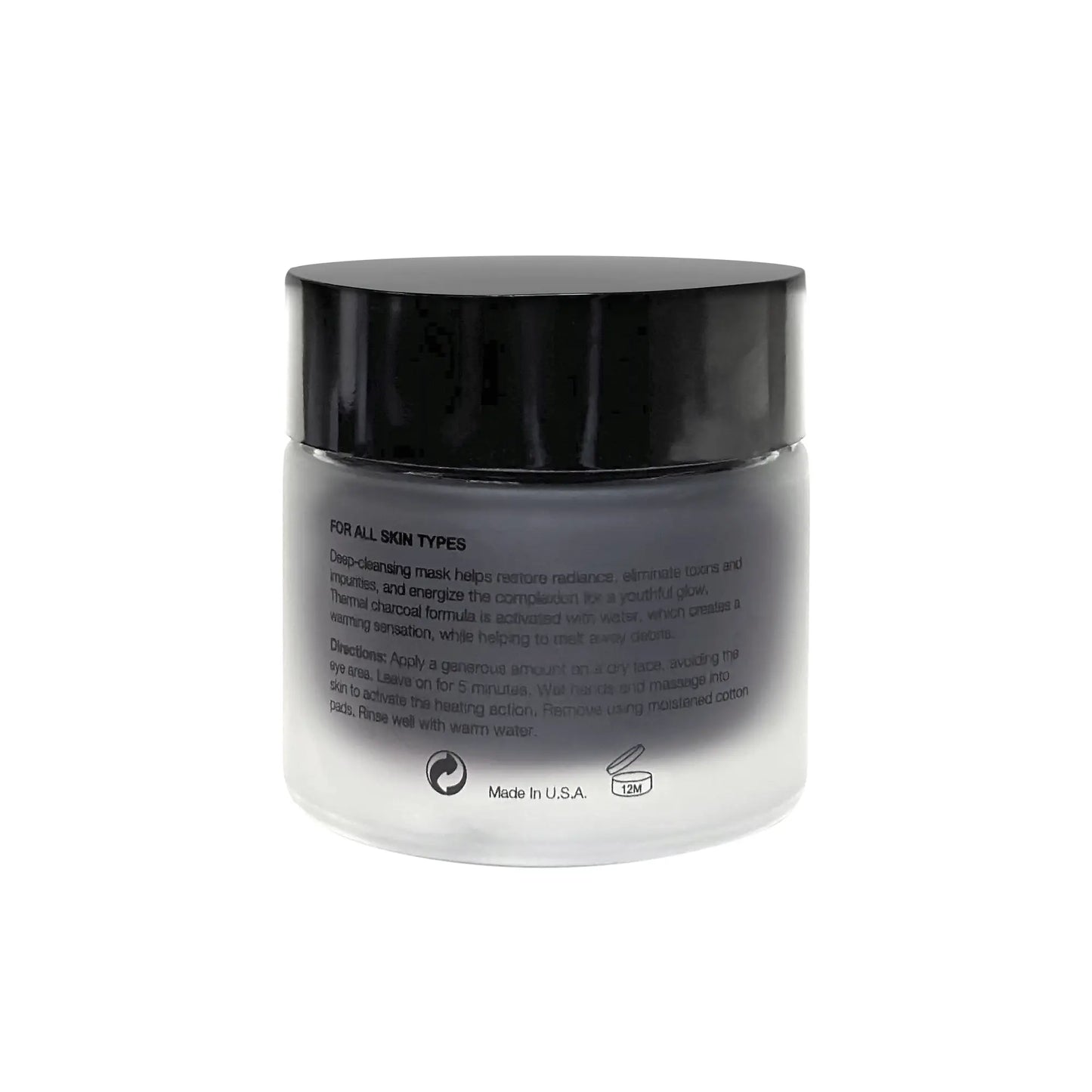 Masque Éclat Purifiant Velounia - vue arrière du pot